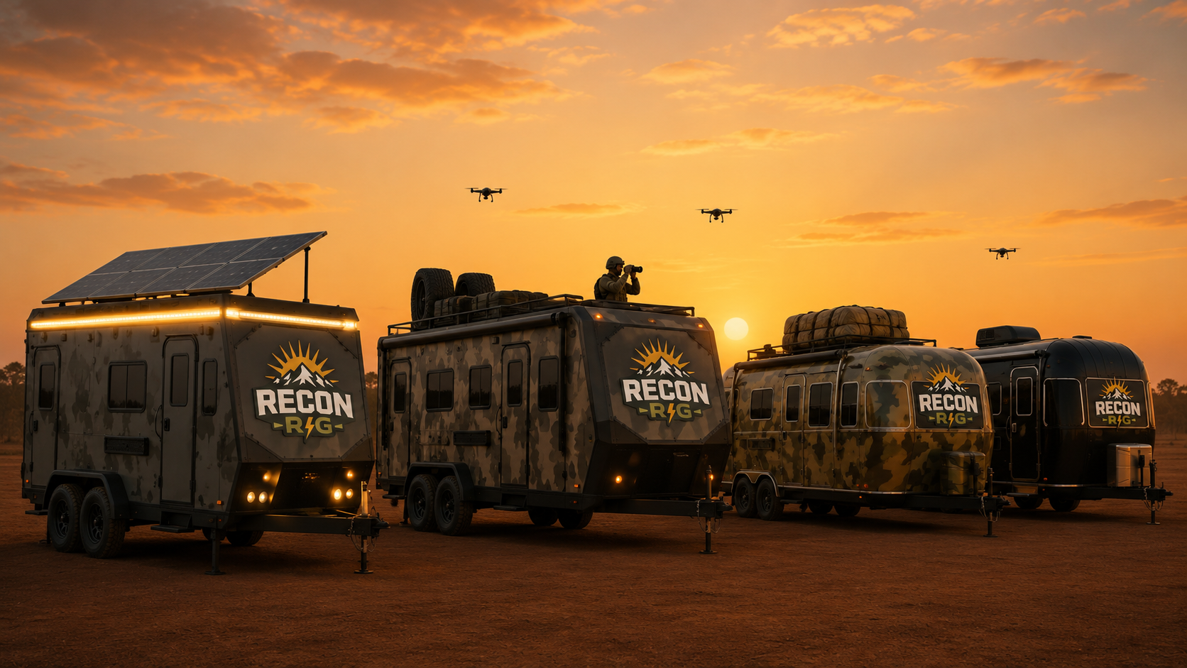Recon Rig off-road mobile infrastructure platform in the mountains